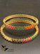 Navarathna Stones double line bangles