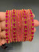 Full traditional Ruby stones set of bangles  Handmade jewelry
