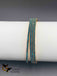 Bright sea green stones set of four bangles