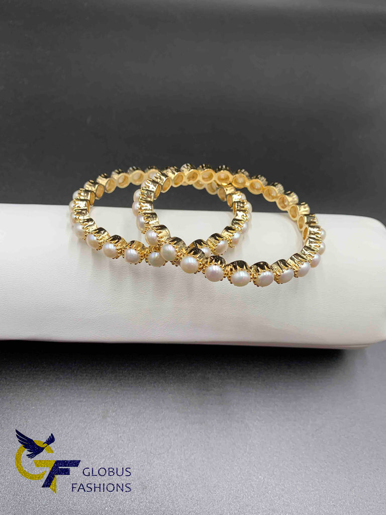 Natural real Pearls Bangles