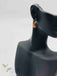 Cute multicolor stones pendant set with black diamond beads chain