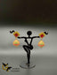 Traditional look multicolor stones jumka earrings