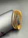Small Black color stones set of four bangles
