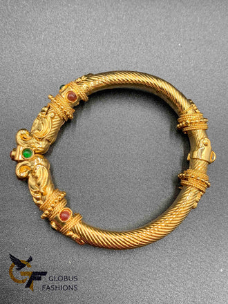 Antique look elegant with multicolor Stones Kada Bangle