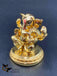 Cute gold ganesh idol