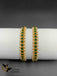 Semi Precious Pearls with Ruby & Emerald Stones Bangles