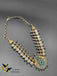 Oxidized German Silver Emerald and Sapphire stones necklaces