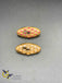Cute cz stones and ruby stones saree pins