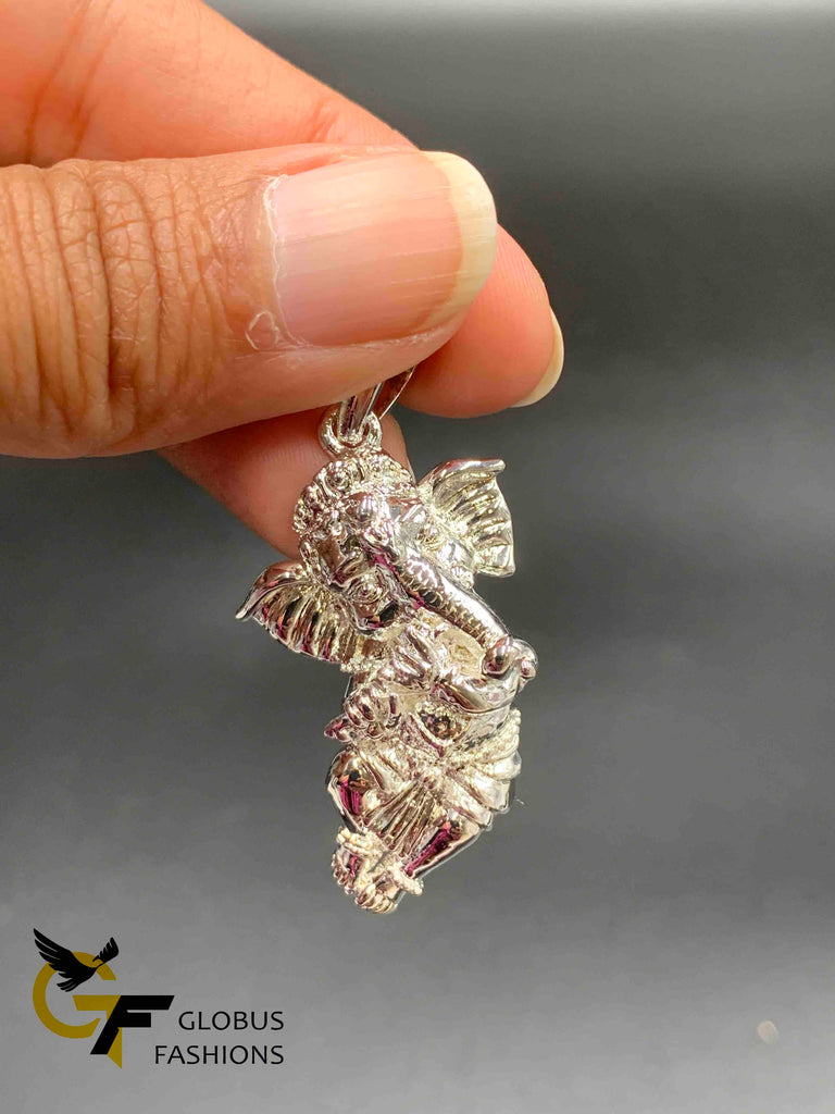 Cute Ganesha silver pendant