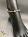 Multicolor evil eye single anklet/bracelet