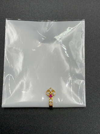 Small and elegant stones nose Ring