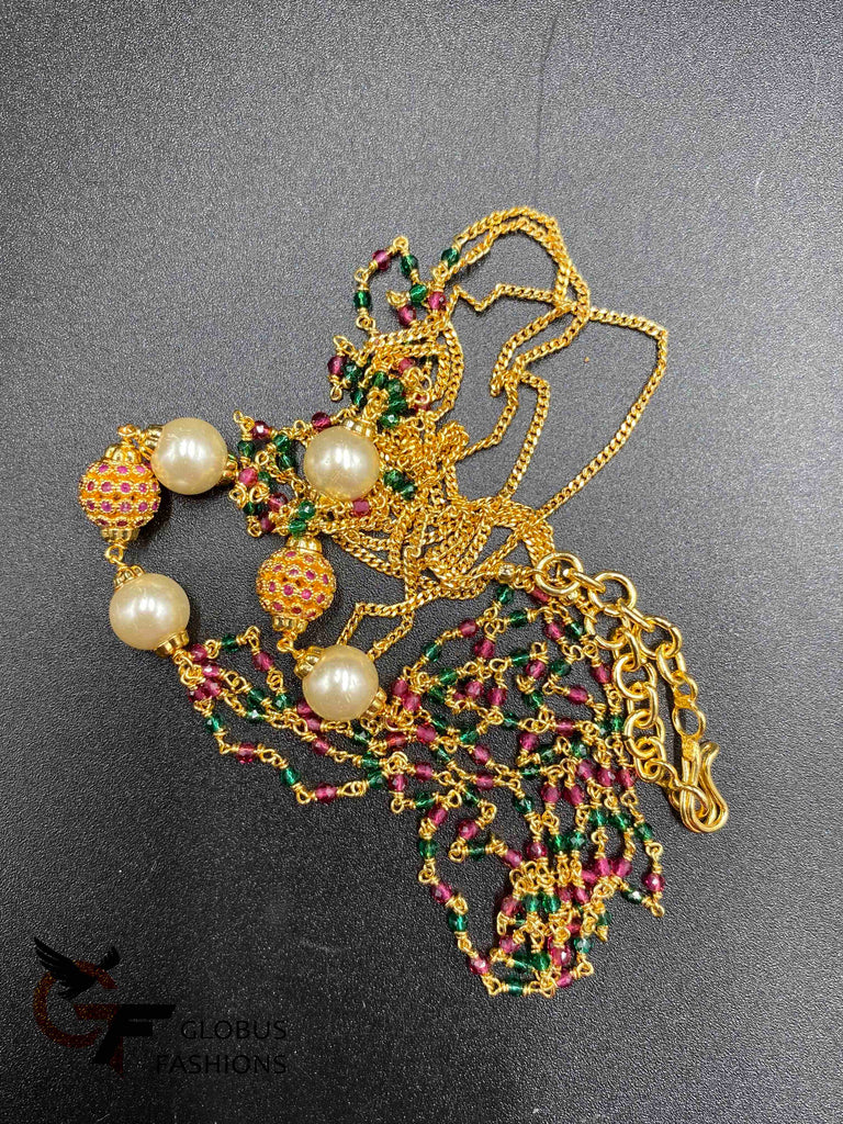 Multiple string multicolor Beads Chain