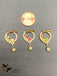 Peacock design Stones elegant nose rings