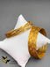 Very simple and elegant simple cut design gold bangles