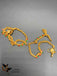 Enamel Paint with gold simple design anklets
