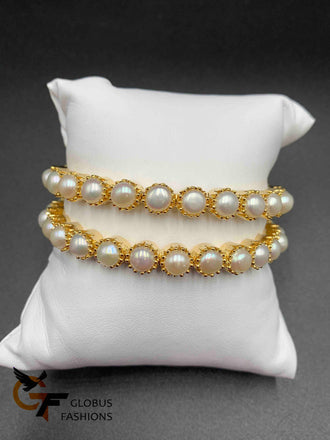 Natural real Pearls Bangles