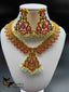 Multicolor Stones with traditional Ruby Stones mango design necklace set