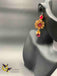 Cute ruby with polki stones necklace set