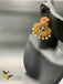 Traditional mango design with Peacock design Multicolore stones long necklace set