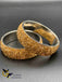 Gold stones kada bangles