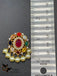 Navarathna Stones Pendant Set with matching earrings