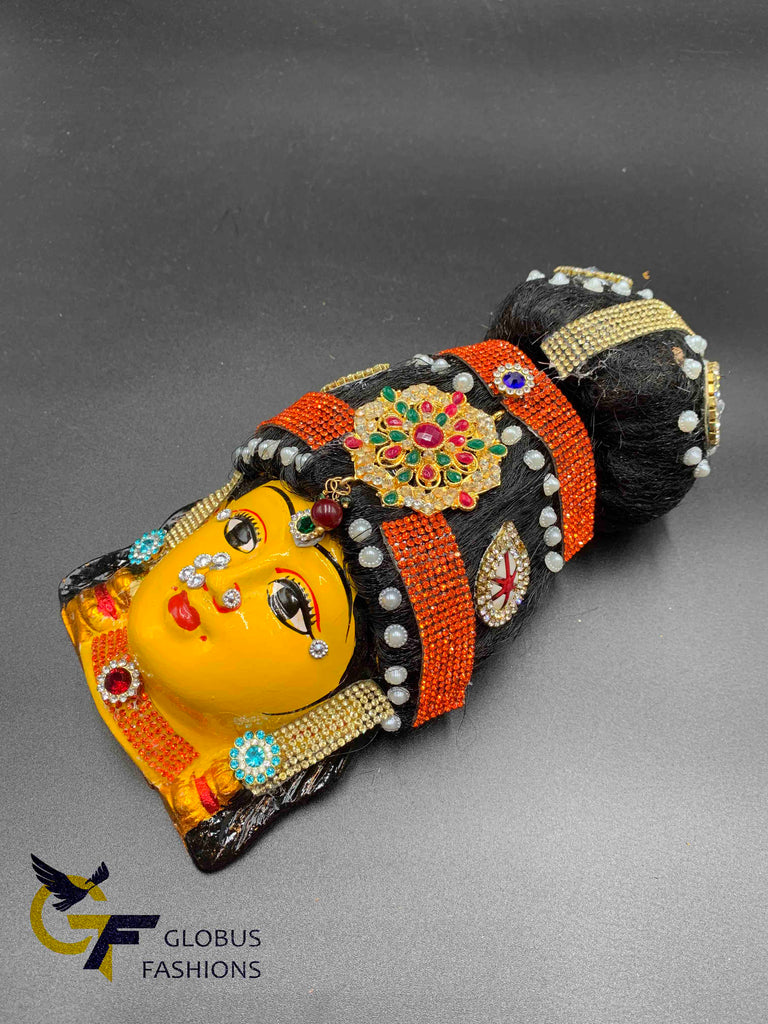 Varalakshmi Devi Face Idol with jewelry