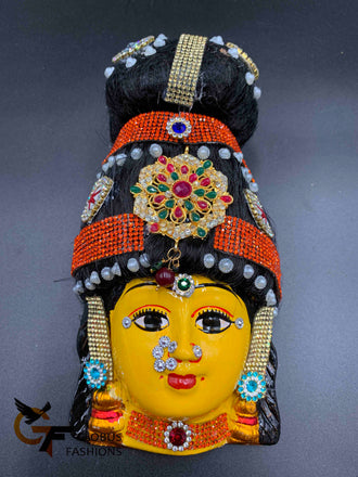 Varalakshmi Devi Face Idol with jewelry