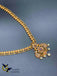Cute flower design antique look long necklace set