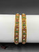 Traditional antique look multicolor stones bangles