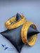 Very simple and elegant simple cut design gold bangles