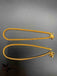 Simple design plain gold anklets