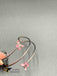 Pink Stones butterfly design silver bracelet