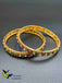 Traditional antique look multicolor stones bangles