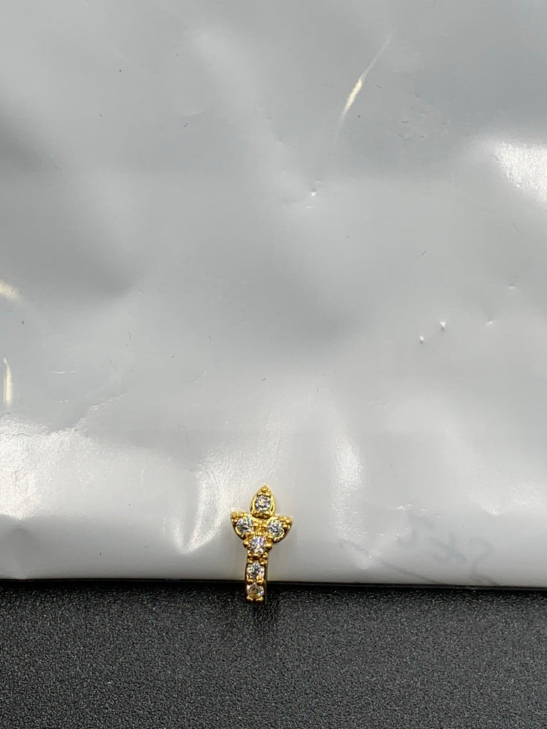 Stone small pressing nose Ring