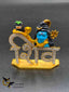 Hand painted enamel with Stones car idol