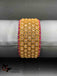 Polki Stones with Emerald & Ruby beads big Kada Bangles