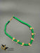 Nice silk thread braided chain with cz stones small pendants