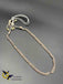 Silver fancy beads plain chain