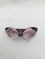 Nice bow type light and dark purple big hair clip
