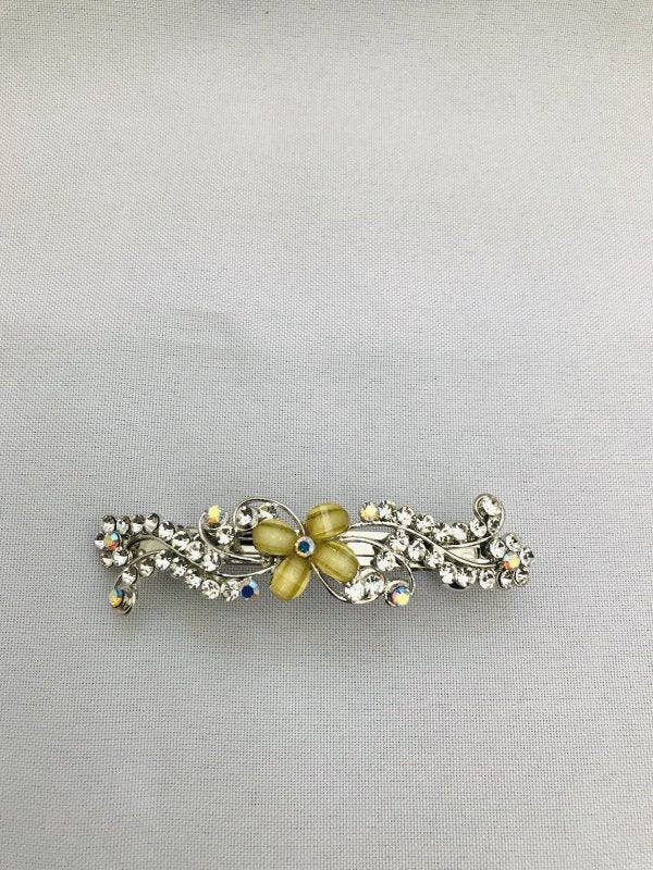 White stones hair clip - Globus Fashions